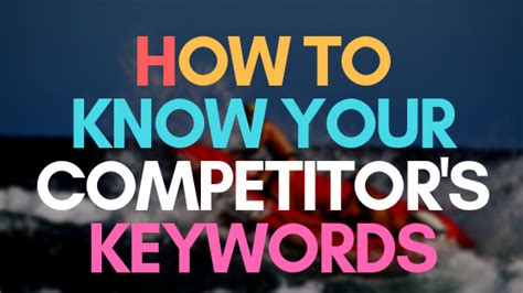 Find Keywords of Your Competitors .